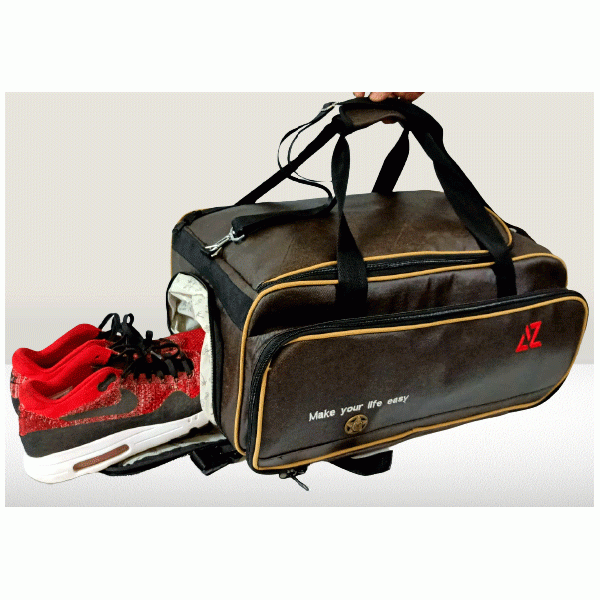 Travel bag, backpack with shoe and camera chamber
