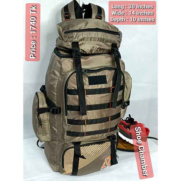 Hiking or Travel/Backpack Bag With Shoe pocket