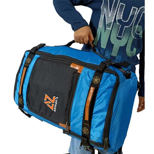 Travel backpack, travel bag, smart backpack, blue travel bag