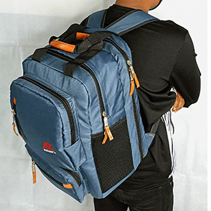 Backpack with hidden chair