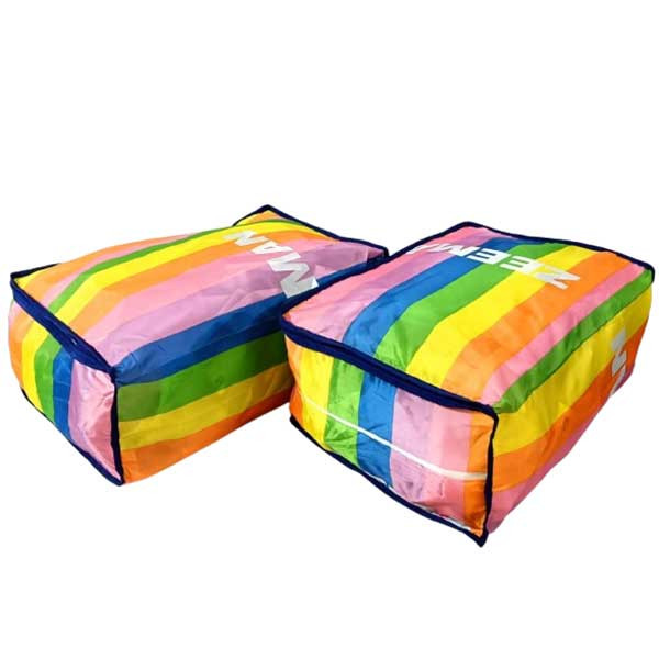 Storage bag blanket bag big storage bag garments storage bag,  Two bag one set